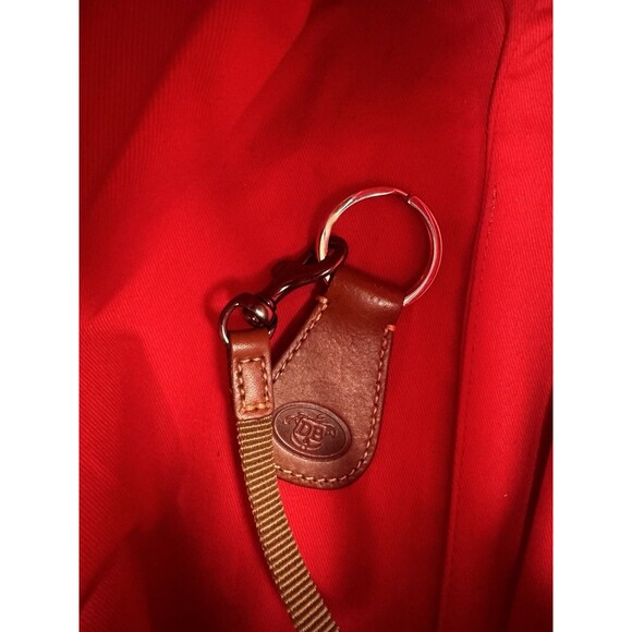 Dooney & Bourke Sky Blue Suede Hobo Bag Logo Lock Key Fob Coin Purse - Picture 11 of 16